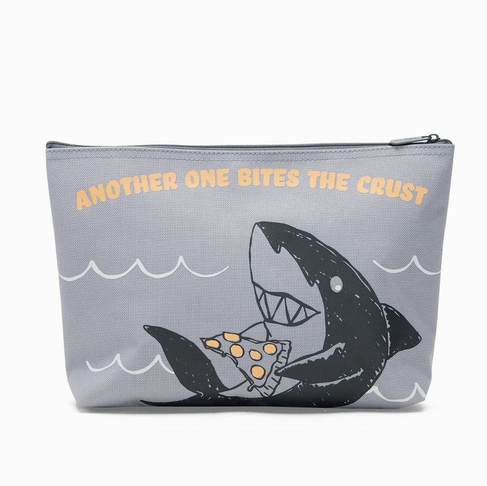 Medium Zipper Pouch (Another One Bites the Crust)